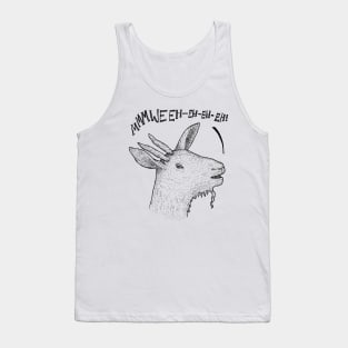 Laughing Goat - funny stuff, animals, fluffy Tank Top